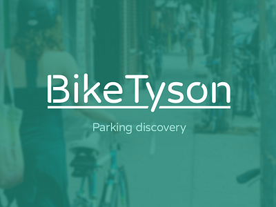 Bike Tyson bicicle bike brand concept green logo startup stencil street