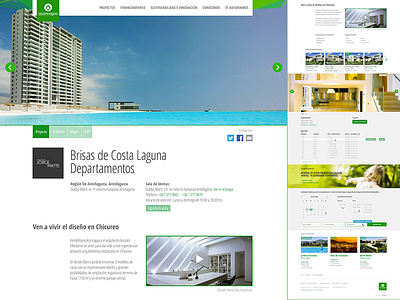 Inmobiliaria Aconcagua company cristal lagoons ilogicateam real estate responsive design ui ux web