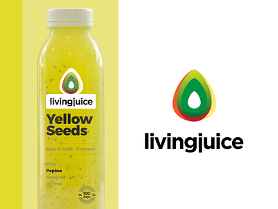 Livingjuice branding colorful illustration juice logo packaging photography