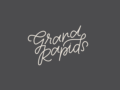 Grand Rapids Lettering grand rapids handlettering handtype lettering michigan
