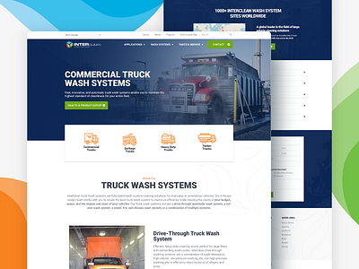 InterClean Website Redesign design graphic design ui web design website website design