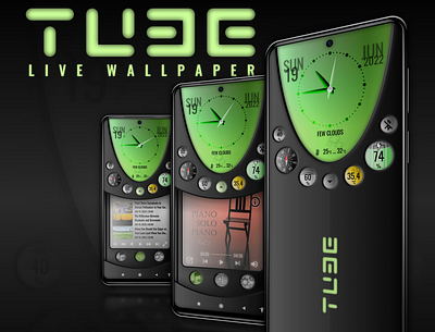TUBE | Live Wallpaper android klwp live wallpaper smartphones ui ux