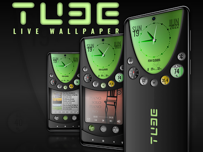 TUBE | Live Wallpaper android klwp live wallpaper smartphones ui ux