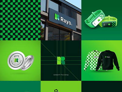 Rayo Brand Identity Design branding graphic design logo motion graphics ui