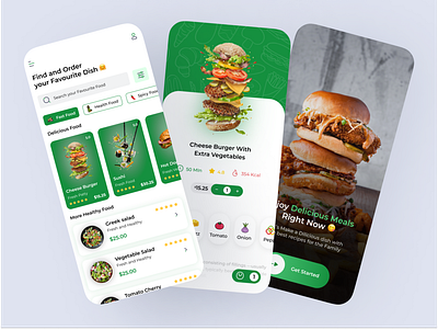 Food App app application design figma food food app food app design food app ui food application mobile app ui ui design uiux user interface