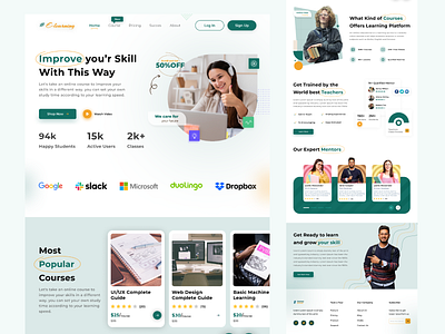 E-learning Landing Page