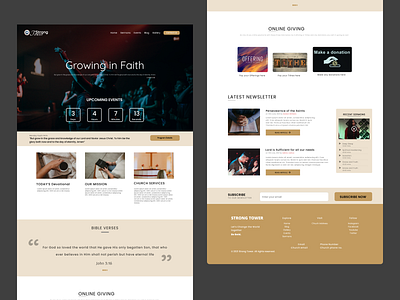 Church Landing Page