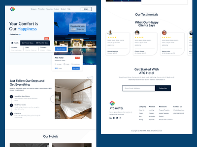 ATG Hotel Landing Page