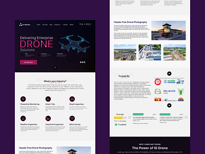 Drone Enterprise branding design desktop graphic design illustration logo ui ux vector web