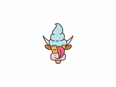 cow / ice cream logo for SALE