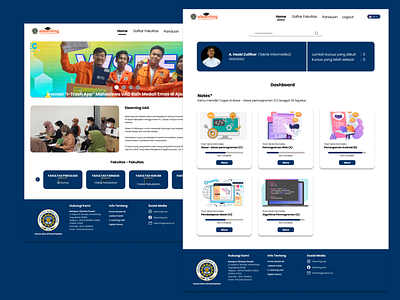 Redesign website Elearning.uad.ac.id