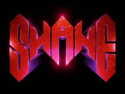 My Personal Branding Part III: "SHANE" 3d brand design designer illustration logo shane sheffield vector
