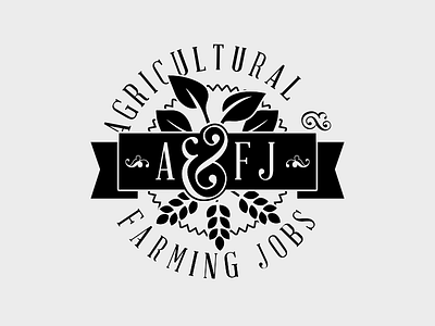 Agricultural & Farming Jobs Logo Concept concept logo