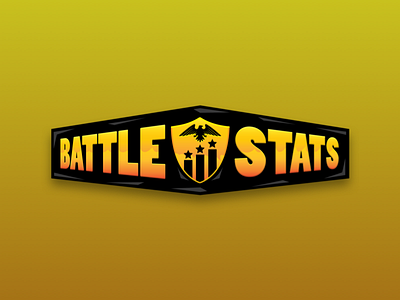 Battle Stats Logo Concept battle concept design esports gaming logo shield stats
