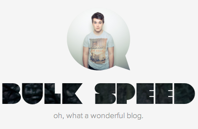 Free Tumblr Theme: Bulk Speed css3 freebie html5 theme tumblr