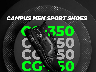 CG-350 Campus Men Sport Shoes branding graphic design