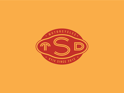 TSD (Twin Shock Division) Motorcycles - Logo Design badge brand branding custom design graphic label lettering logo mark motorcycles