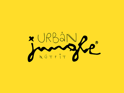 Urbån Jungle Outfit calligraphy design identity logo