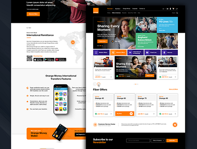 OJO Personal Offers & Services design ui ux web