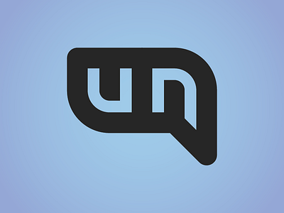 Uncomment bubble chat logo mark uncomment