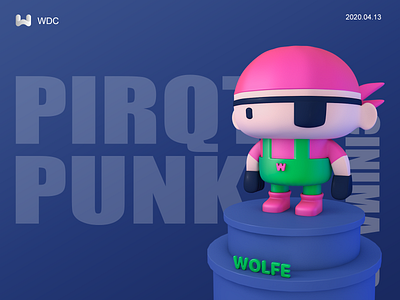 C4D Pirate punk c4d ui ux