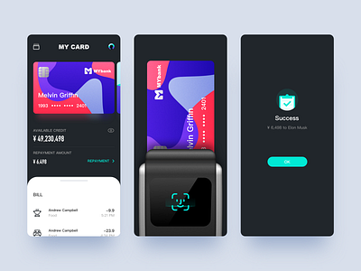 Payment app UI design