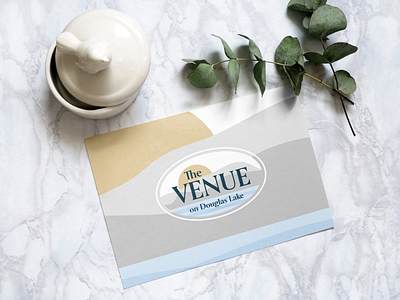 The Venue on Douglas Lake - Logo branding graphic design logo vector