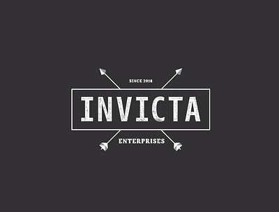 Invicta Enterprises - Logo branding design graphic design logo typography vector