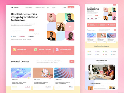 Eduplore - Web Landing Page