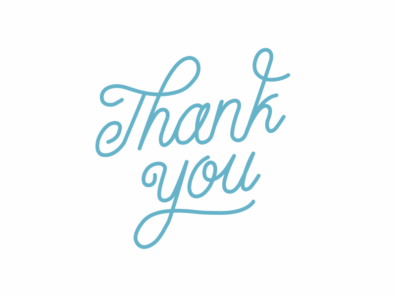 Thank you - An SVG animation by Gilli on Dribbble