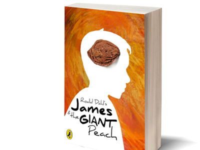James and the Giant Peach book cover book cover design books
