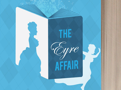 The Eyre Affair book book cover book cover design
