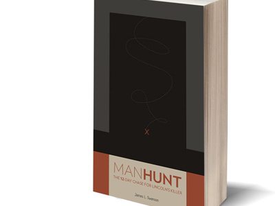 Manhunt book book cover book cover design