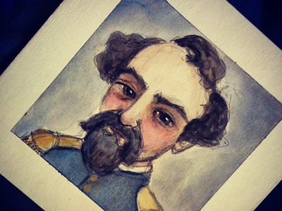 Emperor Norton emperor norton illustration painting portrait painting san francisco victorian watercolor