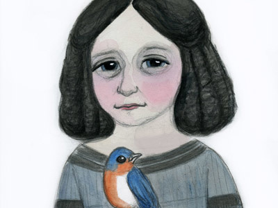 Edwina and Her Bluebird