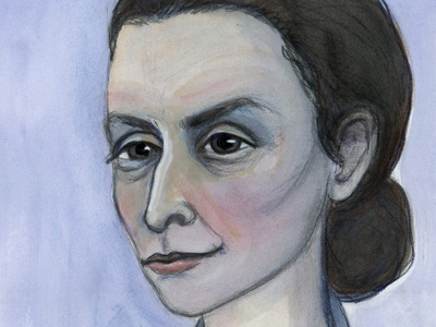 Georgia O'Keeffe Artist Portrait artist portrait georgia okeeffe portrait painting