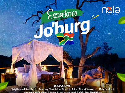 Experience Johannesburg branding graphic design