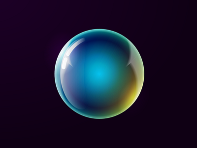 a glowing sphere