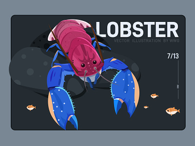 Lobster illustration design graphic design illustration