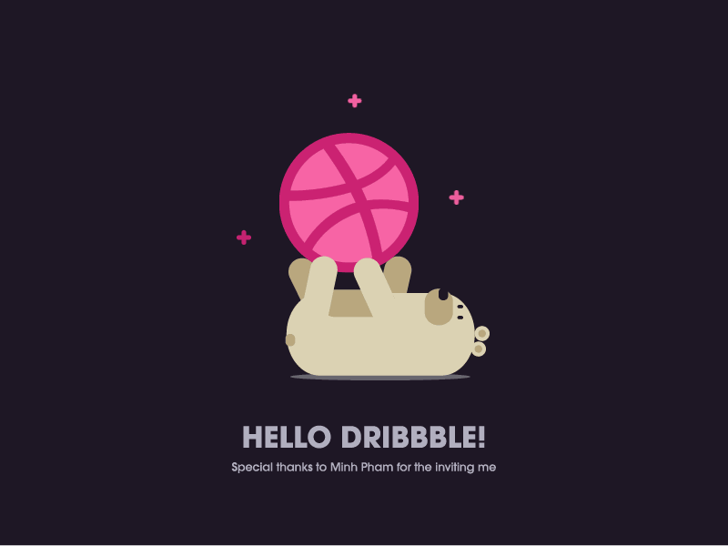 Hello Dribbble debute dribbble hello invitation thanks