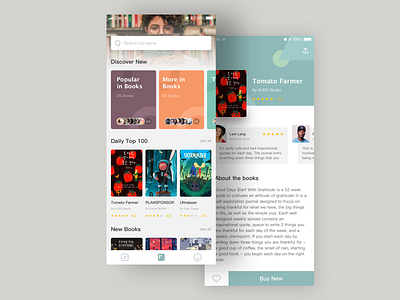 Reading App book reading ui