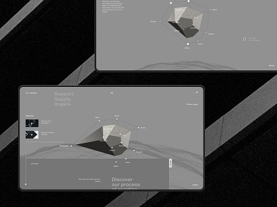 Steameks/Natural stone clean fullscreen minimal navigation site web webdesign