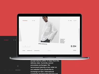 Js.sw — 2 clean ecommerce fashion fullscreen interface minimal promo site store ui ux web