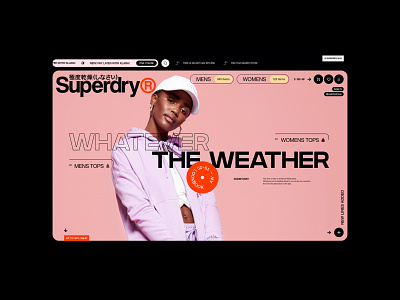 Superdry® clothes ecommerce ecommerce shop fullscreen shop store ui uiux ux web website