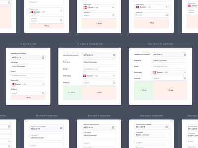 Form layout/spacing alignment big data cms design floating label forms healthcare input box input field interface ui user experience user interface ux website