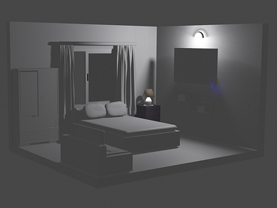 Interior Design ( Bedroom )