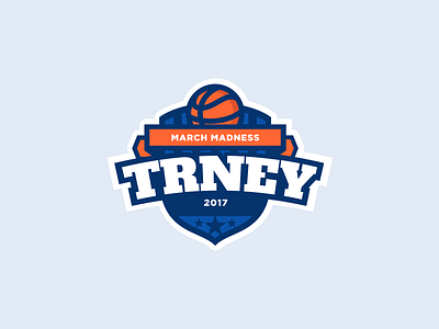 Trney Logo basketball brand logo march madness