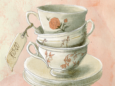 Teacups book childrens illustration