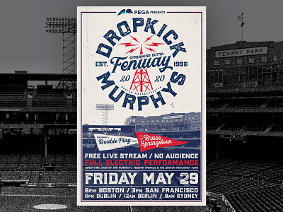 Dropkick Murphys "Streaming Outta Fenway" Poster Artwork