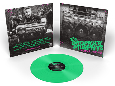 Dropkick Murphys "Turn Up That Dial" Vinyl Artwork